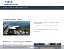 Tablet Screenshot of grossflaechenmarkisen.com